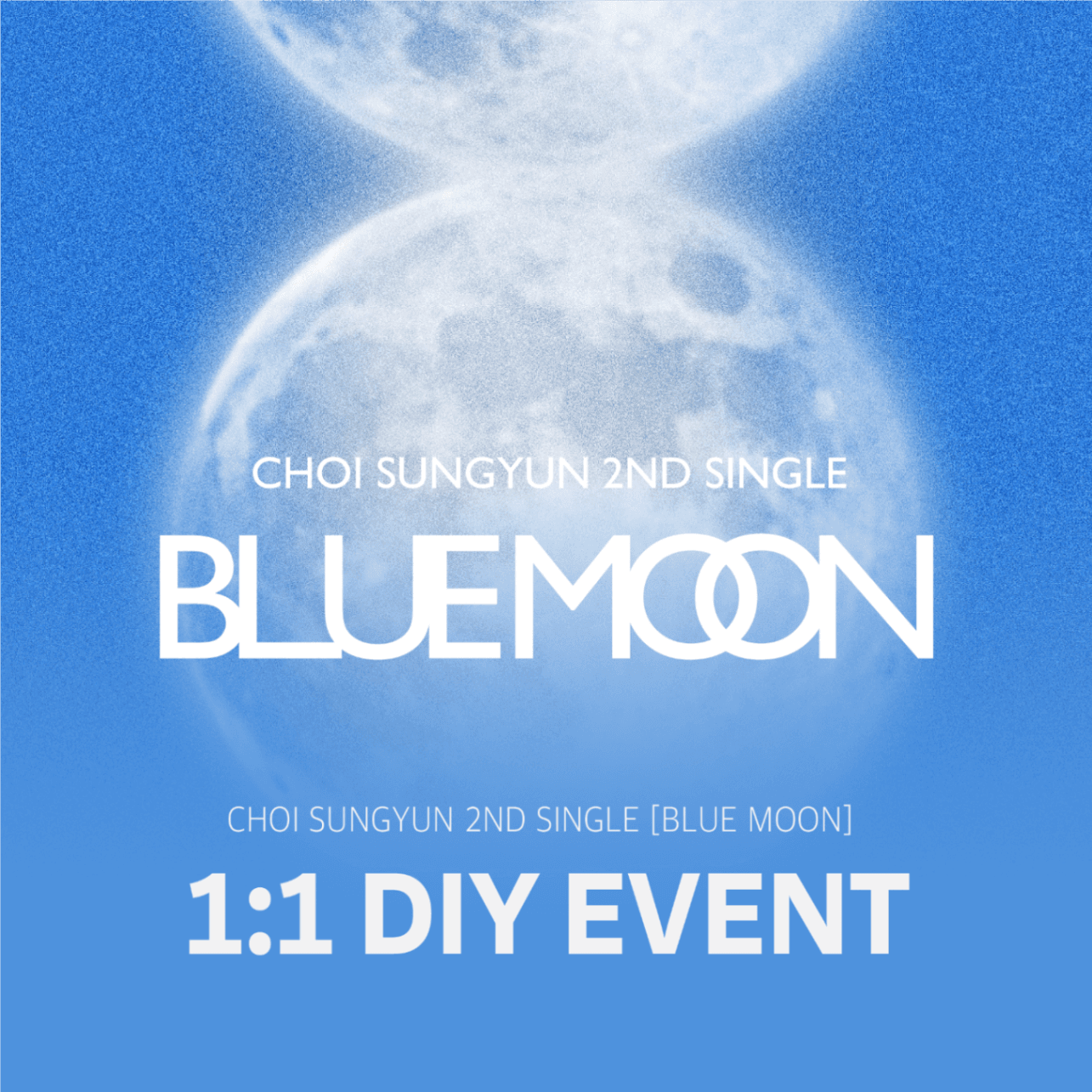 [09.05 DIY 부채만들기 EVENT]  최성윤(CHOI SUNG YUN) 2nd Single Album [BLUE MOON] 
