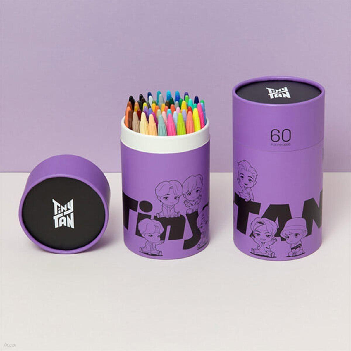 모나미 타이니탄 Plus Pen 3000 - 60색 세트