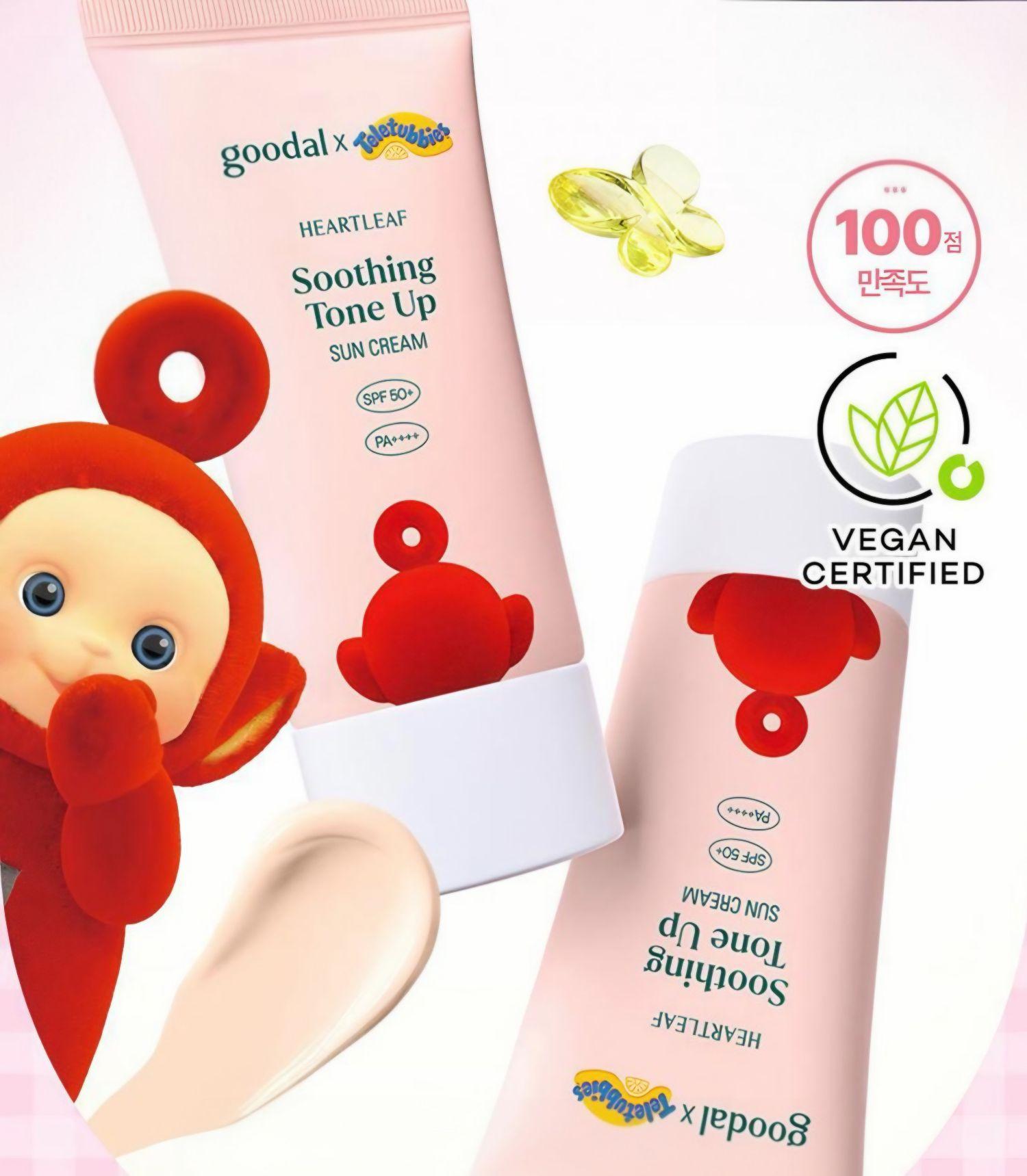 구달 맑은 어성초 진정 수분 톤업 선크림 50ml [텔레토비/더블 기획]