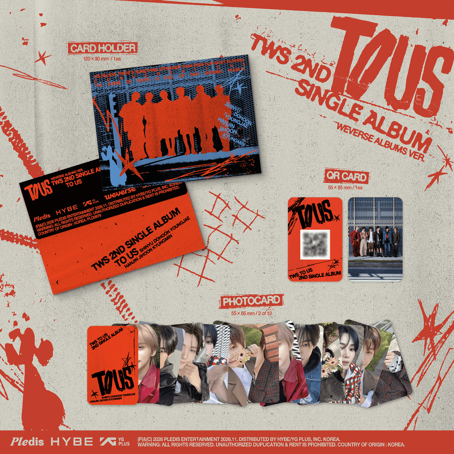 TWS (투어스) - 싱글 2집 [TO US] (Weverse Albums ver.) 상세 이미지 1