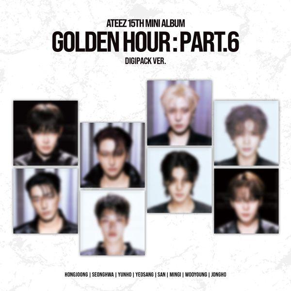 에이티즈 (ATEEZ) - 미니 15집 [GOLDEN HOUR : Part.6] (DIGIPACK ver.) (8종 SET)