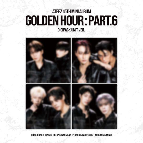 에이티즈 (ATEEZ) - 미니 15집 [GOLDEN HOUR : Part.6] (DIGIPACK UNIT ver.) (4종 중 1종 랜덤발송)