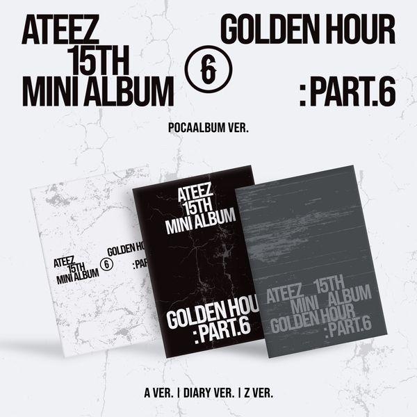 에이티즈 (ATEEZ) - 미니 15집 [GOLDEN HOUR : Part.6] (POCAALBUM) (3종 SET)