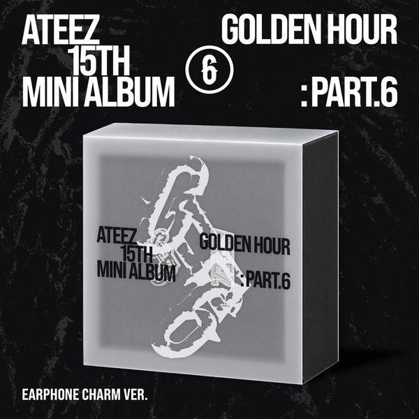 에이티즈 (ATEEZ) - 미니 15집 [GOLDEN HOUR : Part.6] (EARPHONE CHARM ver.)